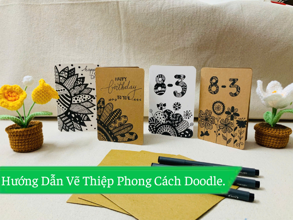 Hướng Dẫn Vẽ Thiệp Phong Cách Doodle